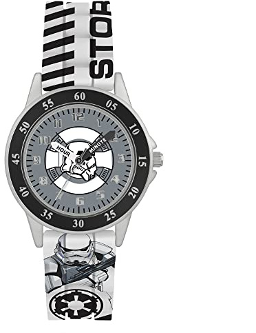 Star Wars Orologio Analogico al Quarzo Ragazzo con Cinturino in Silicone STM5016