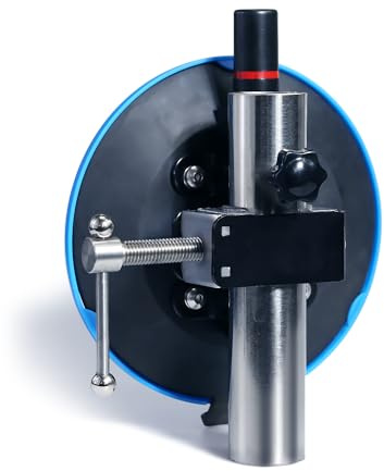 YCXX-HOME Robuster Vakuum-Saugnapf-Halter mit verstellbarem Stahlrohr, Fahrzeug-Fahnenmast-Saugnapf, Auto-Fahnenmasthalterung für Auto, LKW, Boot und Fahrzeug