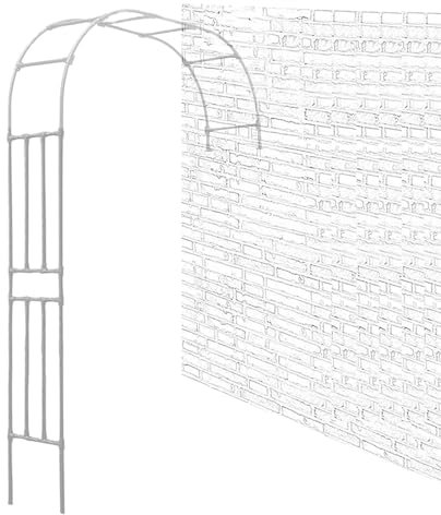 LIYI929GP Rosenbogen Garten Halbbogen, Rankhilfe Halbbogen Verzinkt RosenHalbbogen, Wetterfest Pergola Spalier Rankhilfe Pflanzen Klettergerüst Rack, Leicht Tragbar, Leicht Zusammenzubauen Torbogen
