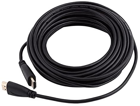 CableMacho a Macho de 10M, Conector Chapado en Oro V1.4, 1080P HD para LCD DVD HDTV con Canal Ethernet y Soporte de Pantalla 3D