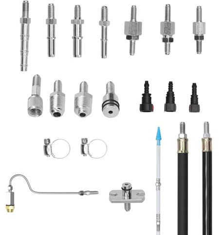 Segrehy Outil de Nettoyage d'injection de Carburant C80 C80 Haute qualité 3In1 Multifiset Dismantle Cleaning Kit pour la Voiture de Carburant Système d'admission d'air Catalyseur à Trois