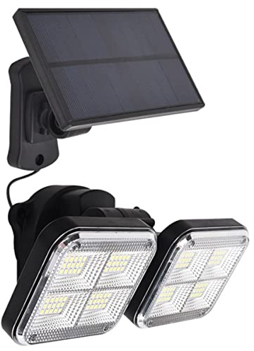 Holibanna 1 Pièce Lampe Solaire Murale Étanche LED avec Détecteur de Mouvement pour Extérieur Éclairage de Jardin et Patio Applique Murale Résistante Aux Intempéries et