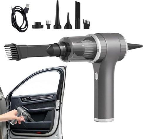 Acunny Aspirateur Voiture Sans Fil Léger et Puissant 9000PA Aspirateur Voiture Sans Fil pour Ateliers, Coiffeurs, Sols, Garages, Tapis, Matelas, Détail