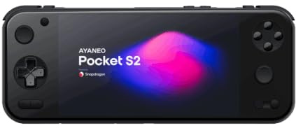AYANEO Pocket S2 Android Gaming Handheld | Snapdragon G3 Gen 3, Up to 8GB RAM, 128GB UFS 3.1, 6.3″ 1440P Touch Display, Wi-Fi 7, Android OS - Ultimate Portable Gaming