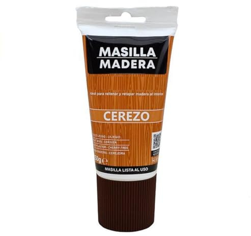 YIJIA | Masilla para Madera – Ideal para rellenar y reparar madera al interior, Masilla lista al uso, Formato en tubo, 150 g - Secado Rápido, Alta Adherencia y Fácil Aplicación - Color Cerezo