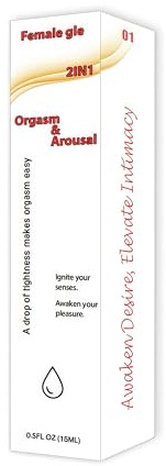 Weibliches Erregungs- und Orgasmusgel – Schnell wirkende pflanzliche Formel zur Steigerung von Sensibilität und Lust für Frauen und Paare (15 ml / 0,5 fl oz)