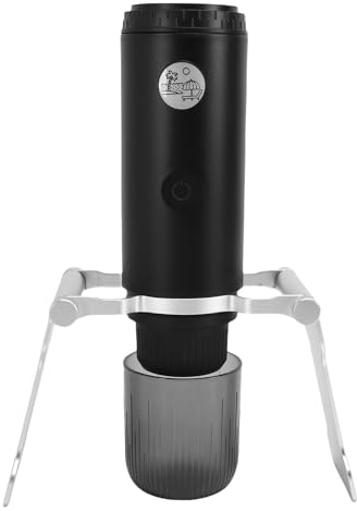 MENDUNER Kabellose Tragbare Kaffeemaschine, 19-Bar-Druck-Espressomaschine mit 7800-mAh-Akku, Kompatibel mit Gemahlenen Kaffeekapseln, für Camping, Reisen, Zuhause und Büro