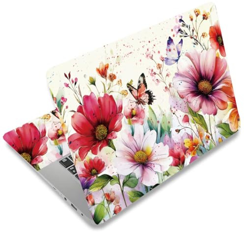 SUPERDANT Adesivo Copertura Universale Per Portatile PC Notebook Con Stampa Fiori E Piante Protettivo Artistico Per Schermo LCD 12 13 13.3 14 15 15.4 15.6