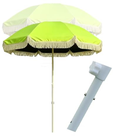Parasol À Frange Parasol De Jardin Avec Fonction D'inclinaison