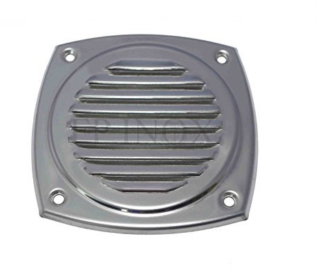 Rejilla de acero inoxidable 125 x 125 mm rejilla ventilación