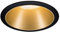 Paulmann 93395 Luminaria Cole Fija, Redonda, Regulable, Foco, Negro Mate, Oro, Spot, Aluminio, plástico, lámpara empotrable GU10