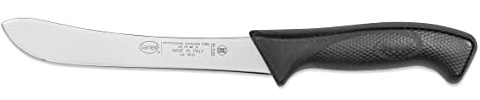 Sanelli Linea Skin Coltello Danese, Acciaio Inox, Nero, Lunghezza lama 18 cm.