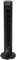 Igenix DF0035TBL Oscillating Tower Fan with 7.5 Hour Timer and Remote Control, 45 W, 3 Speed Settings and Quiet Operation, Plastic, Black