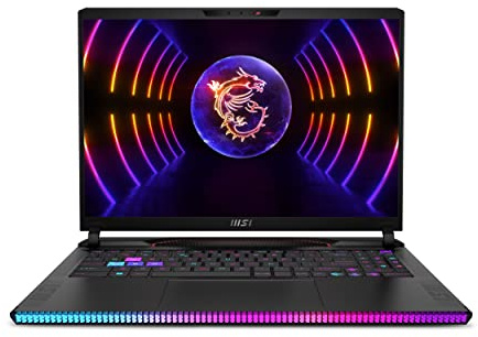 MSI Raider GE68 HX 14VGG-260FR : Intel Core i9 14900HX - 32GB DDR5 - SSD 2TB - Nvidia RTX4070 8GB - 16' QHD+ 240Hz - Windows 11 Professionnel