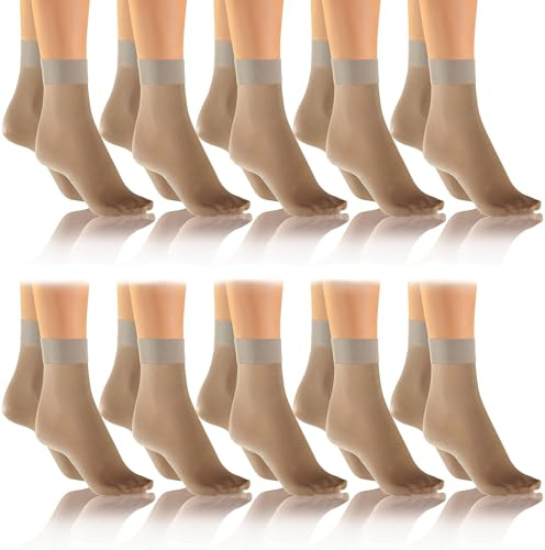 sesto senso 10-pack finstrumpor dam 15 den universalstorlek silkesfina strumpor, one size