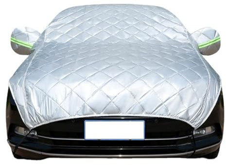 Autoabdeckung für V-W Caddy Hagelschutz Auto Wasserdicht Halbgarage UV Beständige Halbe Auto Abdeckplane Staubdicht Schneefest Outdoor Indoor