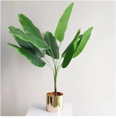 OXGQDTDQ MIUYTRN 82 cm 9 Blätter tropischer künstlicher Bananenbaum, große Palmenzweige, gefälschte grüne Blätter, Monstera-Laub for Zuhause, Hochzeitsdekoration cuicui(E)