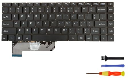 Table-King Clavier de rechange sans rétroéclairage pour passerelle 14.1 GWTN141-4RG GWTN141-4BL 4GR 4NK GWTN141-2 GWTN141-3 2BK 2BL 2PR 3BK 3GR 3PR