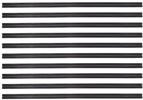 iplusmile 10pcs Boneless Wiper Strip Rubber Insert Car Windshield Wiper Refill Replacement Easy Install for Rear Window