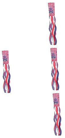 BESPORTBLE 4stücke Us Windsock Mit Amerikanischer Flagge Patriotische Garten Dekoration Für Lichtecht Und Detailreich Für Außenbereich Und Unabhängigkeitstag
