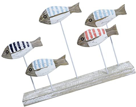 Warmhm Fischverzierung bürodeko büro dekoration office decoration vintage dekoration home decoration Untersetzer Spülmittelspender Hülse Home Decore Zuhause Fisch stock arts Metall