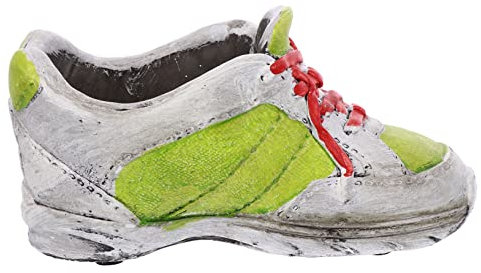 PartyKindom Scarpiera Fioriera Per Scarpe Da Corsa Ornamento Del Vaso Domestico Porta Piante Per Scarpe Da Corsa Vert Lampada Da Vaso Di Fiori Succulento Vaso Di Fiori Fiorano Green Ceramica