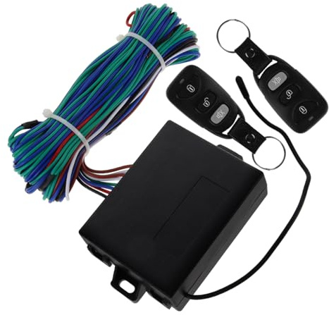 Parliky Universal Car Keyless Entry System Kit 1 Set Remote Central Locking with Keyless Entry Remote for Easy Access and Enhanced Security