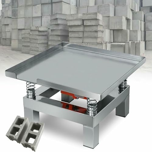 XCSCUK Table vibrante générale en béton,Plate-Forme vibrante de capacité de Charge de 10 kg,Outil de Vibration de béton électrique,pour l'industrie (110V)