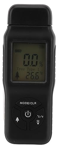 Misuratore Umidità Legno Digitale - Igrometro Professionale, Display LCD Chiaro, Misura Rapida, Portatile in ABS Resistente, Per Varie Tipologie di Legno, Facile da Usare