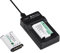 Powerextra Lot de 2 Batterie de Rechange NP-BX1 1600mAH et Chargeur pour NP-BX1 M8 et Cyber-Shot DSC-RX100 DSC-RX100 II DSC-RX100M II DSC-RX100 III DSC-RX100 V DSC-RX100 IV HDR-CX405