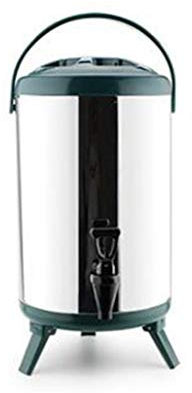 GHKWXUE Thermique Distributeur de Boissons Distributeur de Boissons Glace jus Lait Seau 8L / 10L / 12L Lait Froid Isolation Commerciale en Acier Inoxydable Seau Tea for Family Party Café