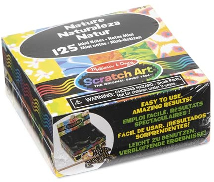 Melissa & Doug- Scratch Art, 42042, Noir
