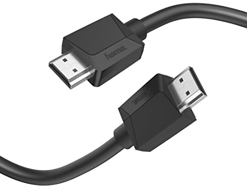 Hama HDMI Kabel 1,5m lang Ultra HD 4k (High Speed HDMI Cable HDR, HEC, ARC, Monitorkabel mit Kunststoffmantel, Verbindung von PC/Notebook mit Monitor, TV, Beamer, PlayStation, Xbox)