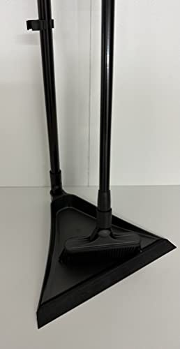 proWIN Kehrgarnitur V7 schwarz mit Teleskopstil 2-teilig