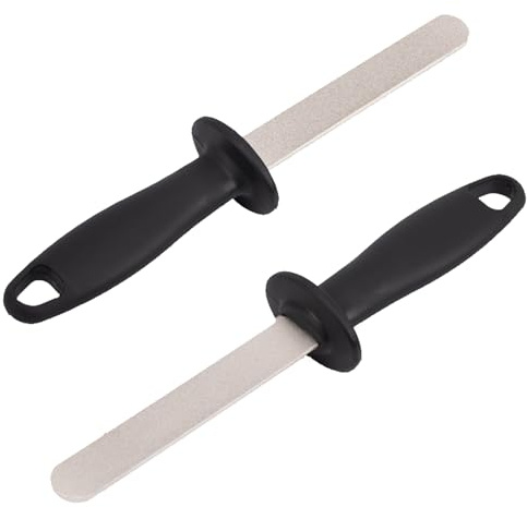 MEISH Mower Sharpening Double-Sided Handheld Tool Sharpening Stone Premium Sharpening Quality Metal File for Garden Tool Sharpener