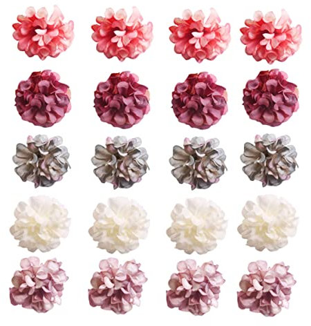 Cabilock 50stücke Dekorationsmaterial Mit Simulation Von Chrysanthemenköpfen Europäischer Retro-Stil Für Hochzeiten Partys Und Heimdekoration Gemischte Farben Ohne Stiele