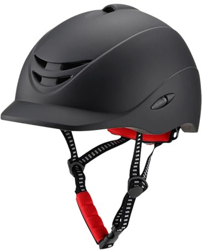 Reitschutzhut, verstellbare Reitkopfbedeckung für Reiter, langlebiger, Leichter Starrter-Reitschutzhelm, atmungsaktiver Reitschutzhut für Outdoor-Sportarten