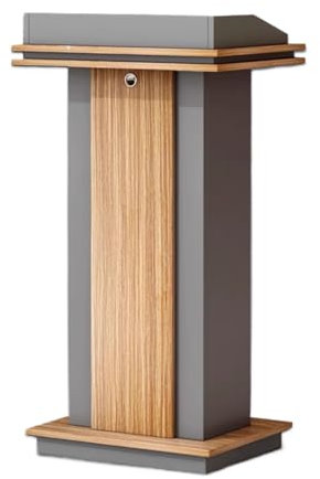 Rednerpult Holz Kanzeln für Kirchen, mit Ablagefläche & Kabellöchern für Klassenzimmer, Seminar, Café, Hochzeit 23.6 x 17.7 X 44.4