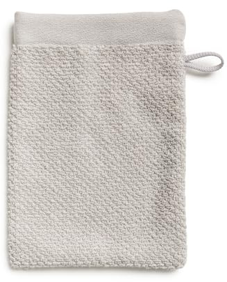Möve Waschhandschuh Bliss Handtücher - 20 x 15 cm, 100% Baumwolle, Silver Grey