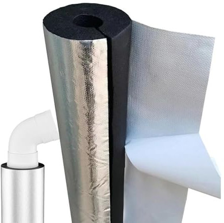 Ø 22mm 43mm 73mm 89mm Rohrisolierung Selbstklebende Schaumstoff Schlauch Außenbereich Rohre Isolierung Rohrleitung Dämmung(89mm ID x 30mm)