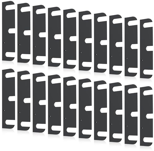 MorningRo Hardware Türscharnier Unterlegscheiben beschichtete Oberfläche Türscharnier Unterlegscheibe für Türscharnier Reparaturset (8,9 cm, 20 Stück)