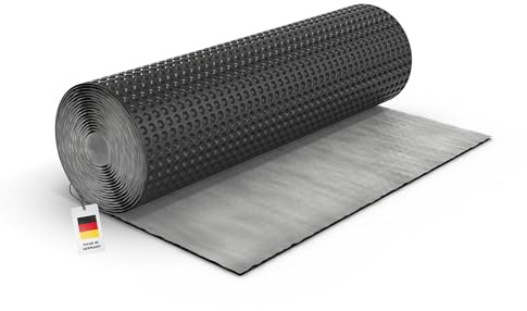 blizz-z protect drain Noppenbahn mit Vlies schwarz B: 1m x L: 15m - 1 Rolle | 700 g/m² - Drainagebahn, Entkopplungsbahn, Noppenbahn, Noppenfolie - bakterienbeständig und pilzbeständig - Made in Germany