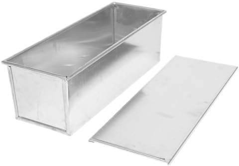 VERDANVERSE Moule à Pain Rectangulaire Avec Couvercle Antiadhésif Pour Cuisine Facile à Nettoyer Démouler