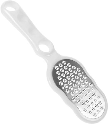 BESTYASH Lima para Pies de Acero Inoxidable y Elimina Tejido Muerto Mango Abs, Removedor de Callos y Exfoliante Alivia la Fatiga para Pedicura en Casa