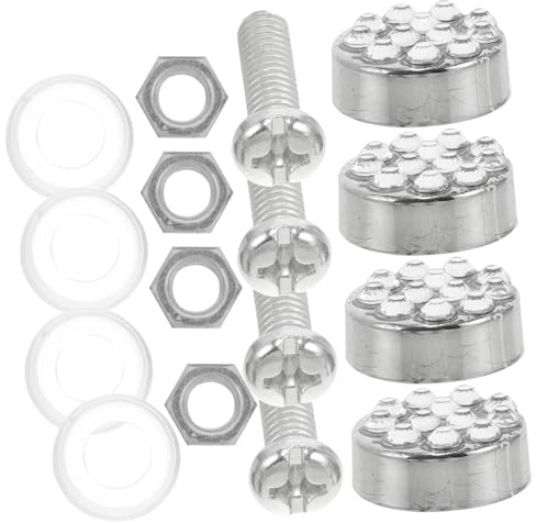 CLISPEED Viti di Fissaggio per Targa in Metallo Kit di Montaggio per Targa Clip Decorative Accessori