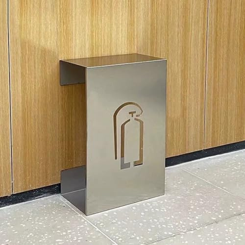Piantana Porta Estintore Universale Armadio decorativo per estintori Stoccaggio in acciaio inossidabile Design anticorrosione robusto e durevole per uno stoccaggio di sicurezza sicuro e orga