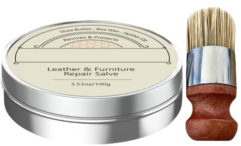 SeeHoo Leather Conditioner & Balsam Rich Conditioner & Restorer – 100ml, Natural, Deeply Nourishes, Cleans & Protects, Handpoured, Ideal for All Leather Life