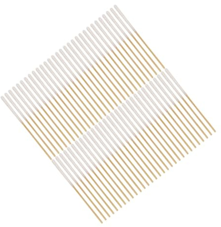 Bastoncini di Cotone Cosmetici Usa e Getta in Bambù 60 Pezzi | Non Perde Fibre, Elevata Assorbenza e Pulizia Precisa, Ideali per Aree Difficili, Confezione da 60 Pezzi