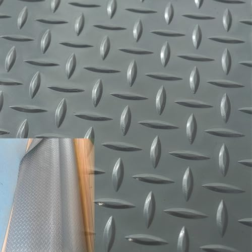 Sol PVC Rouleau, Rouleau de Revêtement de Sol en Épais et Résistant à L'humidité for Station de Lavage Auto, Tapis de Sol Antidérapant for SUV et Voitures de Sport, Facile à Nettoyer et à Découper