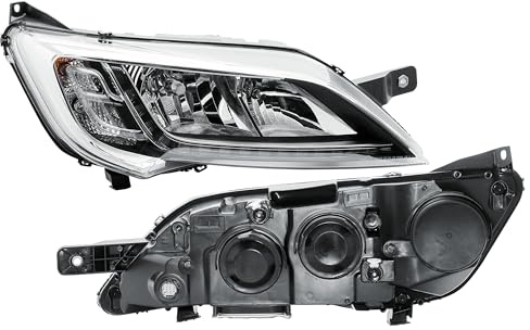 LONGLING Scheinwerfer Rechts Beifahrerseite Frontscheinwerfer mit LED DRL und Motor Für Fiat Ducato Citroen Jumper Peugeot Boxer 2014-2024 Opel Movano 2019-2024